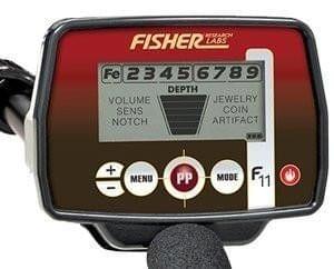 detector de metales fisher f11